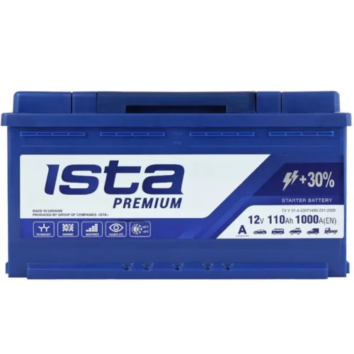 Акумулятор ISTA 110Ач 1000А Premium (L5) (0) Євро правий + (6104604219)