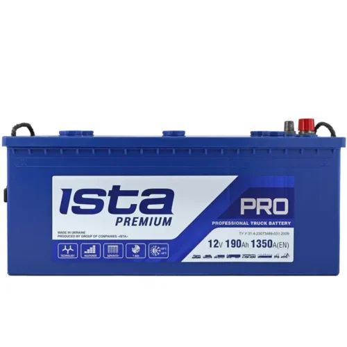 Акумулятор ISTA 190Aч 1350А Premium (D5) (6904602820)