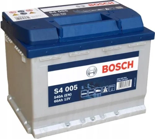 Акумулятор BOSCH  60Аг 540А S4 (L2) (0) Євро правий + (0092S40050)