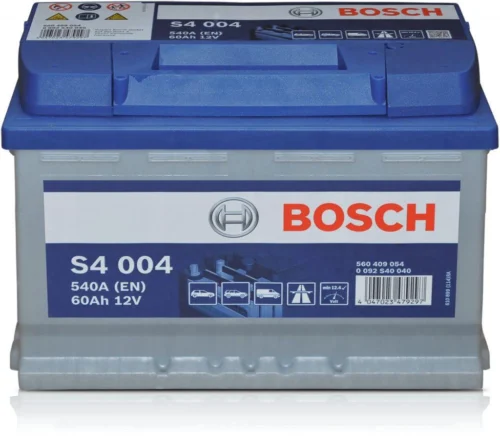 Акумулятор BOSCH  60Аг 540А S4 (LB2) (0) Євро правий + (H-175mm) (0092S40040)