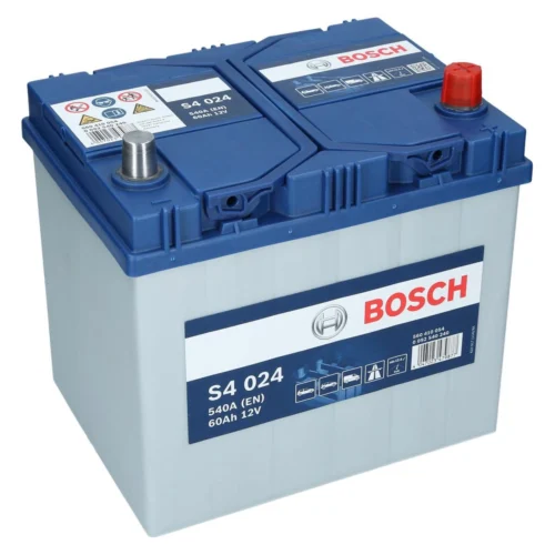 Акумулятор BOSCH  60Аг 540А S4 ASIA (D23) (0) правий + (0092S40240)