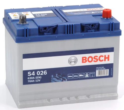 Акумулятор BOSCH  70Аг 630А S4 ASIA (D26) (0) правий + (0092S40260)