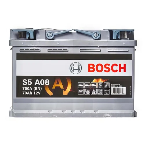 Акумулятор BOSCH  70Ач 760А AGM (L3) (0) Євро правий + (0092S5A080)