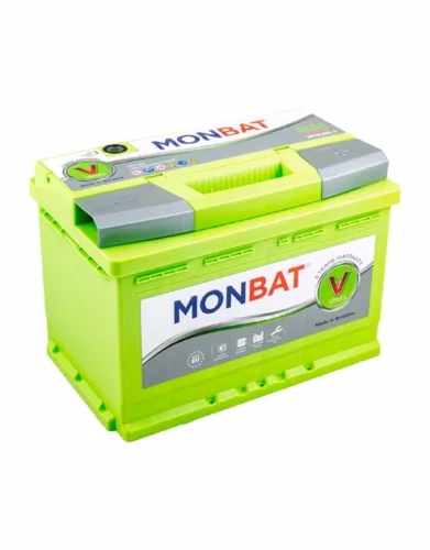 Акумулятор MONBAT  80Аг 760А V  (L3) (0) Євро правий + (гарантія 48 місяців) (580 043 076)