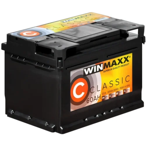 Акумулятор WINMAXX  60Аг 600А CLASSIC (L2) (0) Євро правий +(гарантія 24 місяці) (555 059 048R)