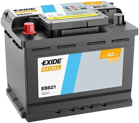 Акумулятор EXIDE  62Аг 540А Excell (L2) (1) (EB621)
