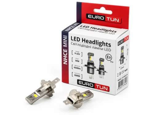 Лампа LED H3 12V 24V 50W EUROTUN NHСE 6500L 6000K ET-NHСE H3
