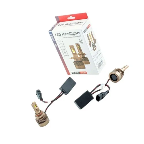 Лампа LED HB3 12V 24V 110W EUROTUN Z7E 18000L 6500К CAN BUS радиатор с вентилят. ET-Z7E HB3