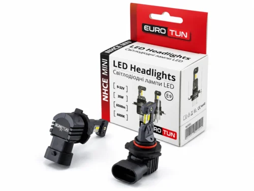 Лампа LED HB3 12V 24V 50W EUROTUN NHСE 6500L 6000K радіатор  ET-NHСE B3