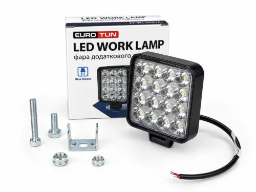 Фара додаткова LED 85х85х35 (Д/В/Ш) 48W ближнє світло FLOOD BLUE для оприскувача ET-WL 00018A