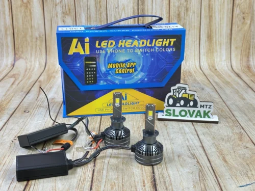 LED лампи AI70 Н1 80W (Біле-Жовте) 3000к-8000к керування через телефон (Bluetooth)