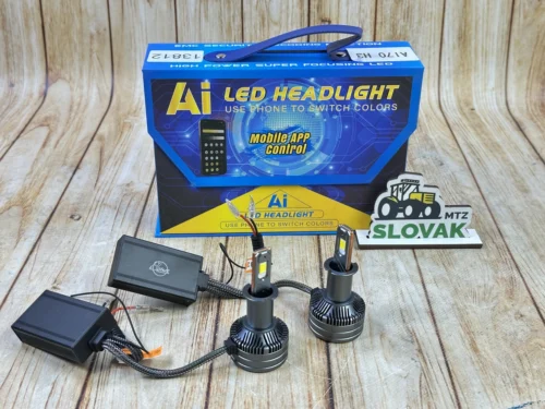 LED лампи AI70 Н3 80W (Біле-Жовте) 3000к-8000к керування через телефон (Bluetooth)