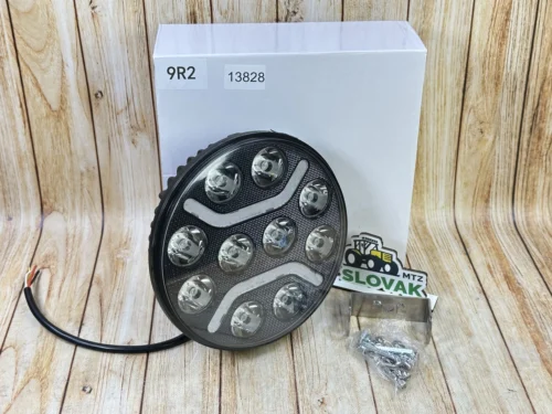 Фара 75W (Кругла) Біле+Жовте+Жовтий габарит (9R2)