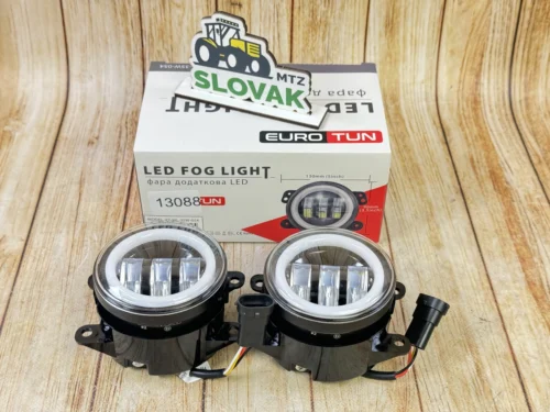 Фара протитуманна Nexia, Renault, Ford, Suzuki, Opel, Toyota (90мм 3.5") LED 30W ангельські очі ET-