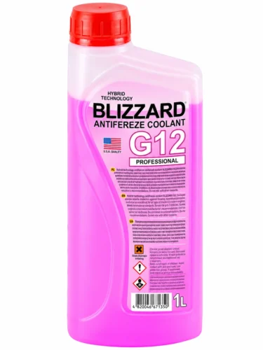 Антифриз червоний 1л (Blizzard) G12 -26